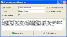 Screenshot für Grammiweb AntiSpammer