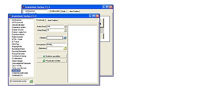 Screenshot f&uuml;r Grammiweb Toolbox